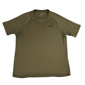 LARGE UNDER ARMOUR TACTICAL TECH SHORT SLEEVE T-SHIRT OLIVE DRAB
